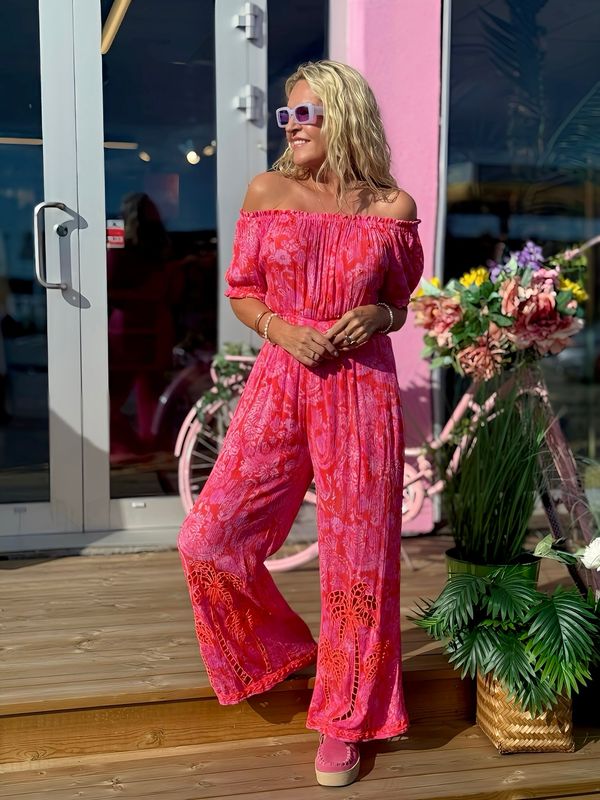 Sahara Jumpsuit Rose Piti Cuiti