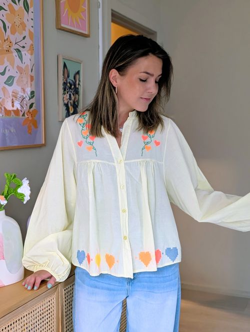 Hovedbilde Embroidery Blouse Qnuz