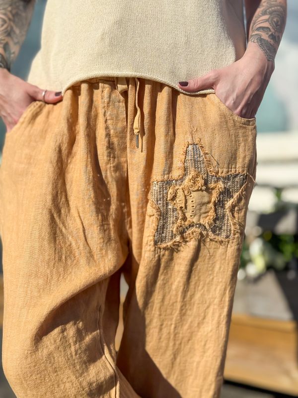 Star Linen Pant