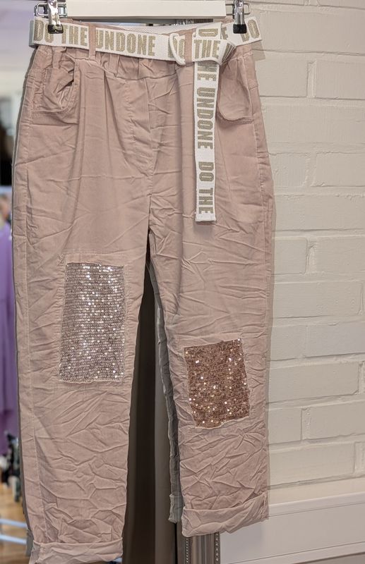 Summer Sequin Stretchy Pant
