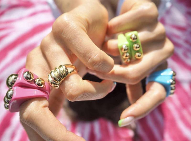 Golden Stone Ring