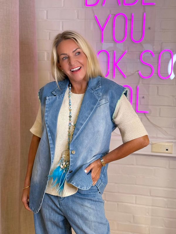 Taccola Denim Vest