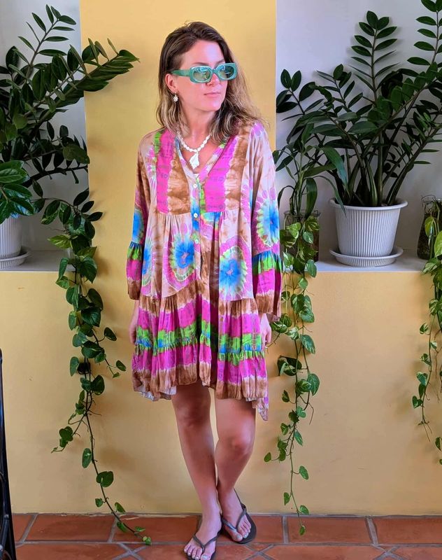 Batik Short Dress