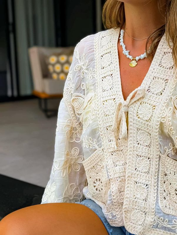 Butterfly Crochet Cardigan