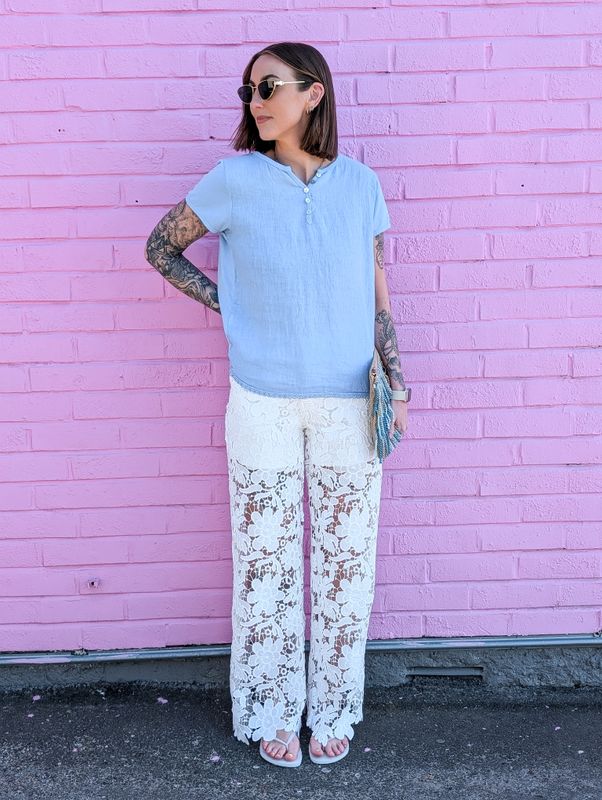 Linen T-Shirt Love Forever