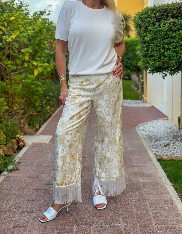 Fringe Boho Pant Hunkøn 