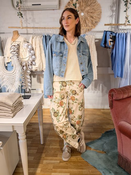 Hovedbilde Flower Barrel Jeans