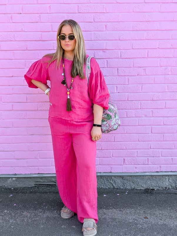 Mette Linen Pant Love Forever