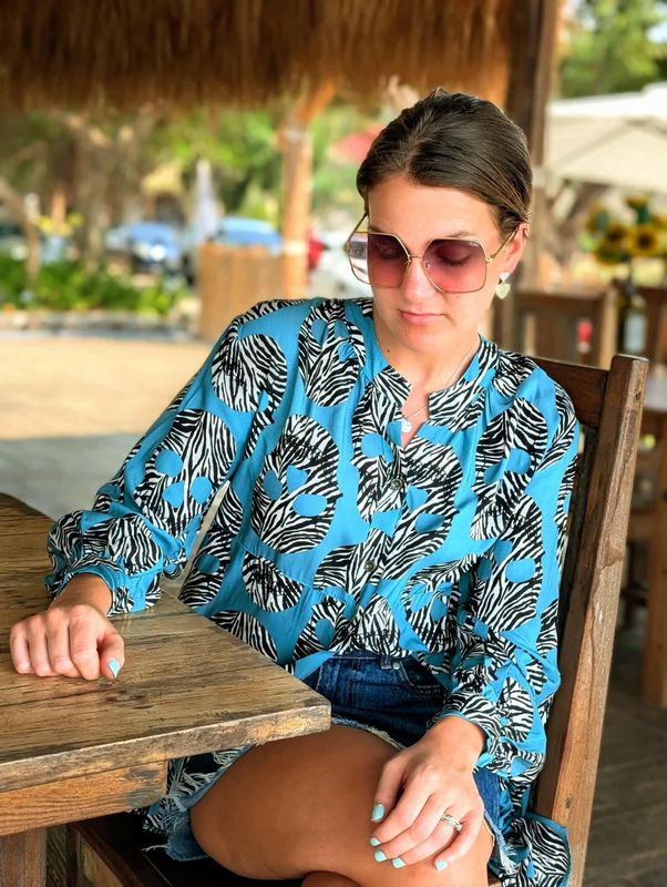 Zebra Skull Shirt