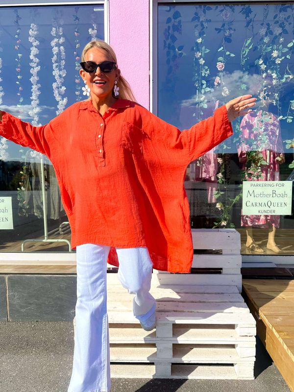 Sanna Oversized Linen Shirt