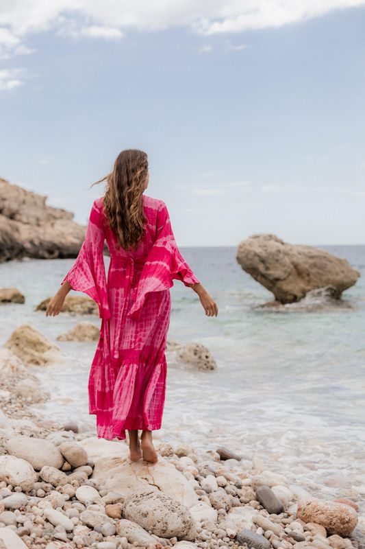 Dreamy Wrap Maxi Dress Coconut Milk