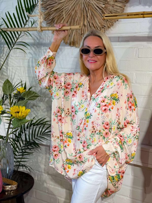 Rose Oversized Blouse