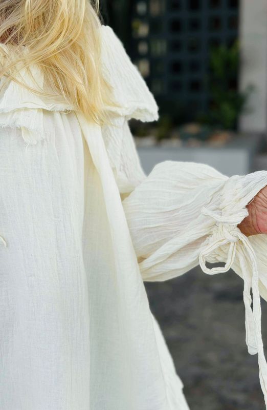 Boho Ivory Blouse