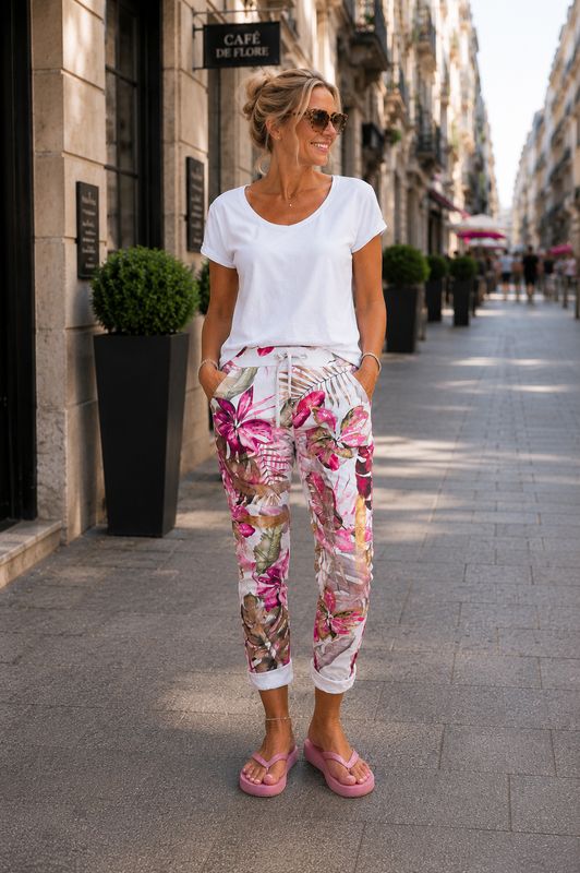 Golden Flower Pant