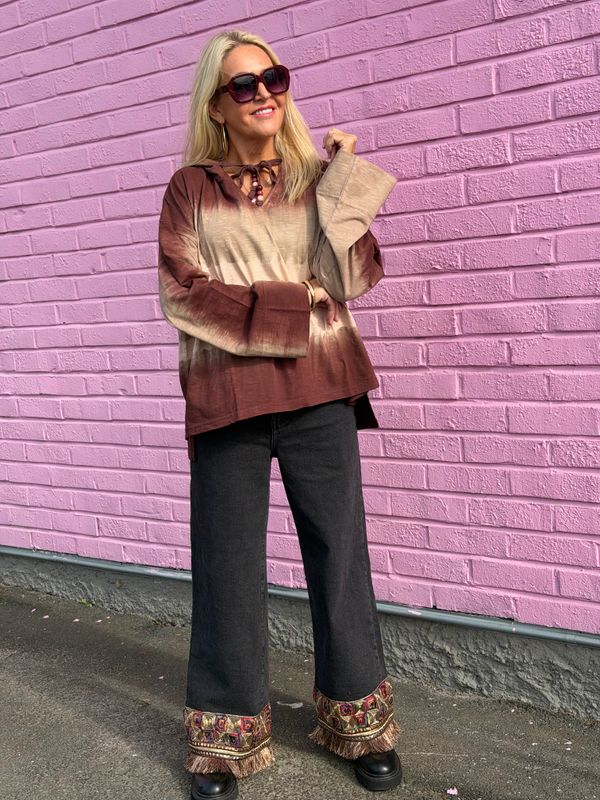 Boho Fringe Jeans