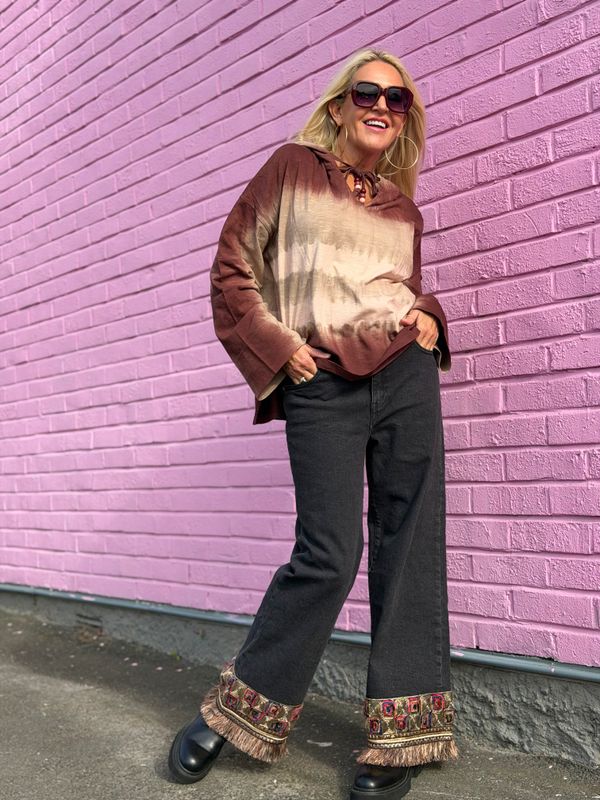 Boho Fringe Jeans