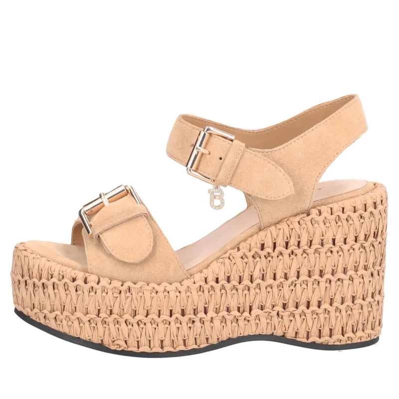 Tulum Wedge Beige Tosca Blu