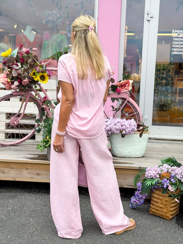 Linen T-Shirt Love Forever