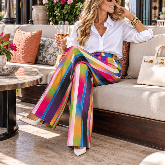 Hovedbilde Stripe Viscose Pant