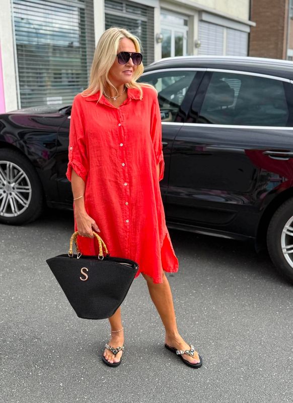 Alia Linen Dress