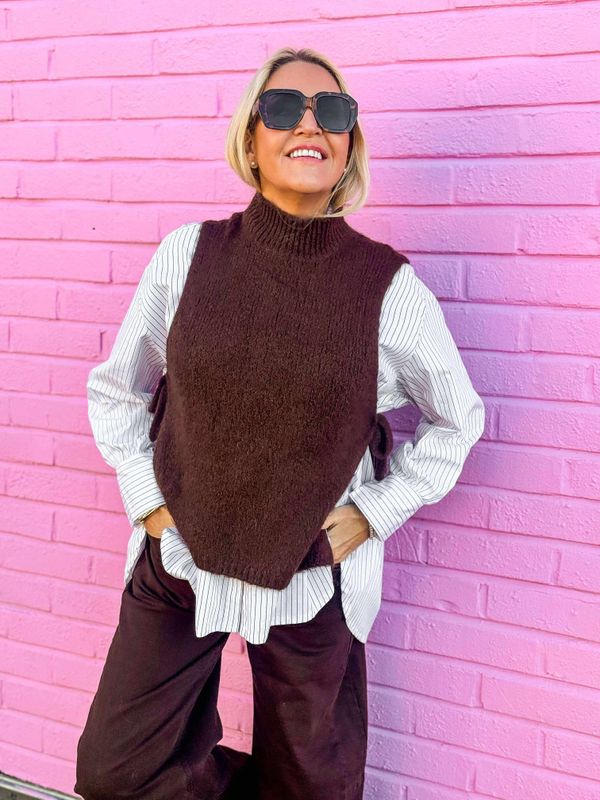 Alpaca Knit Vest