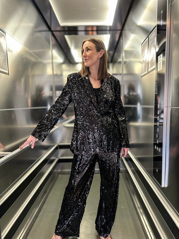 Klara Sequin Blazer