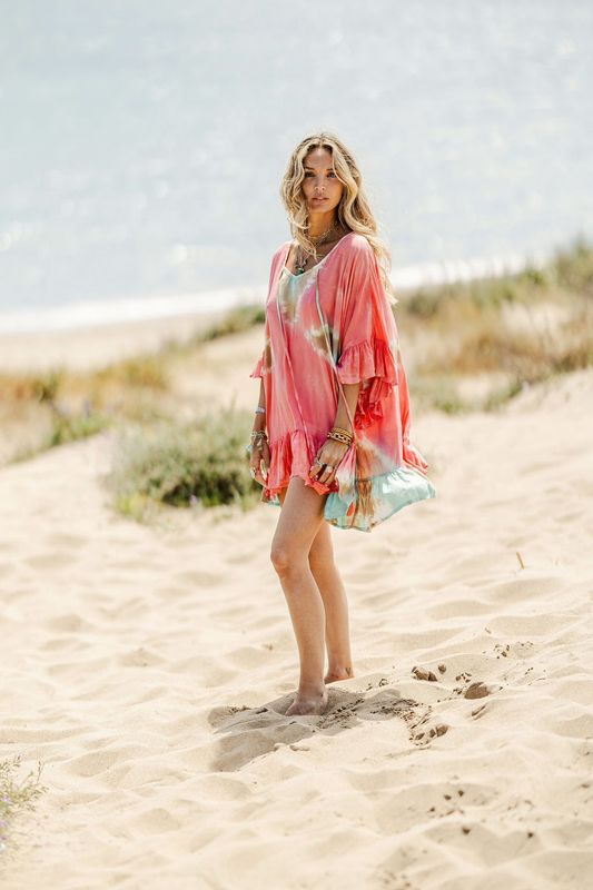 Aruba Coral Poncho Tarifa Soul