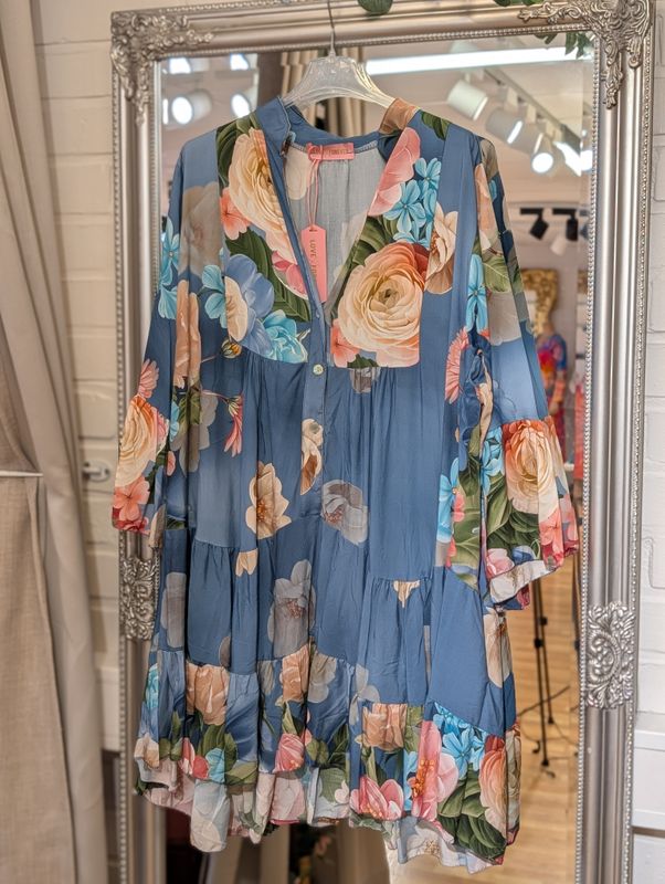 Flower Short Dress
