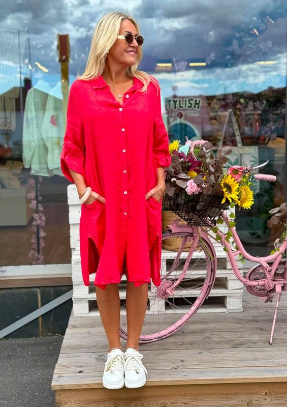 Alia Linen Dress