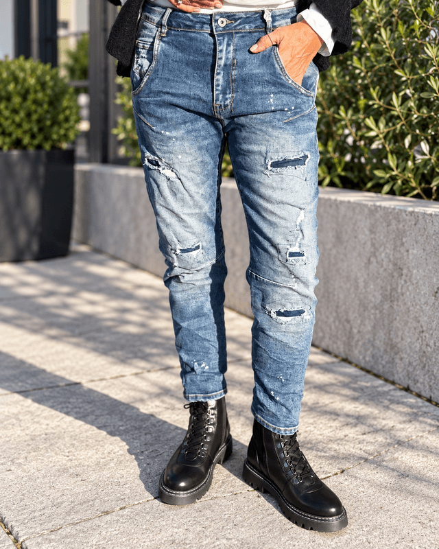 Jeffrey Ripped Jeans