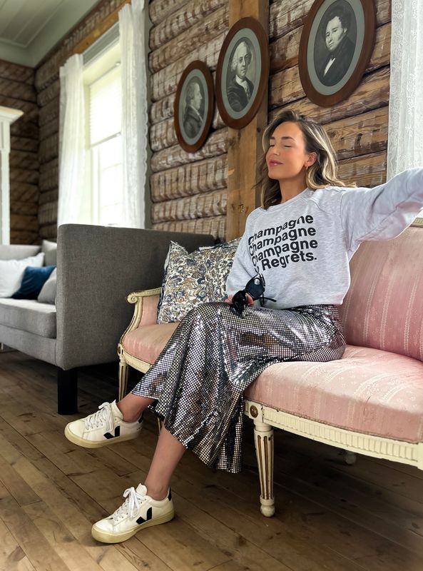 Disco Maxi Skirt