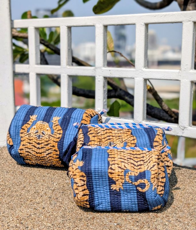 Toilet Bag Tiger 3 Pieces