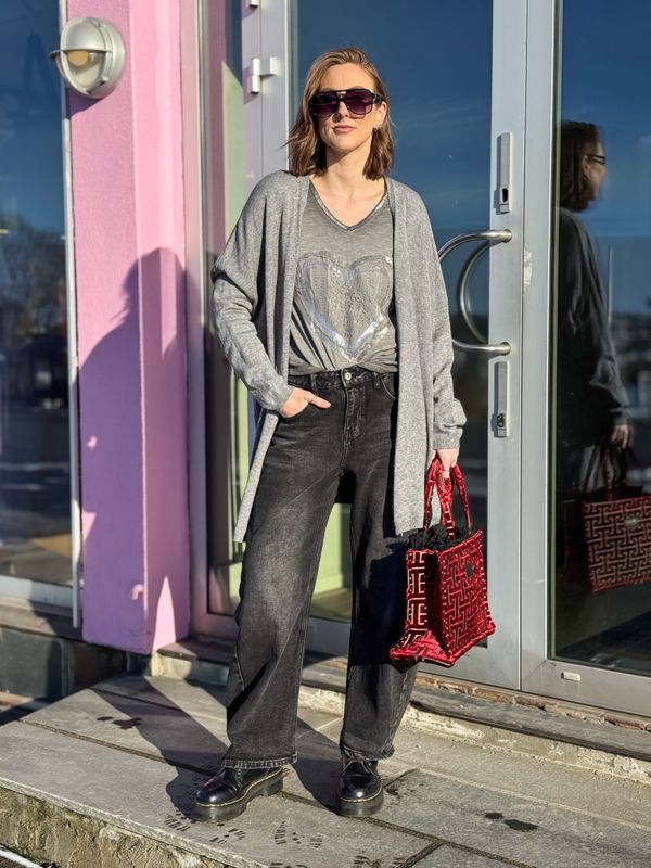 Skull Viscose Cardigan