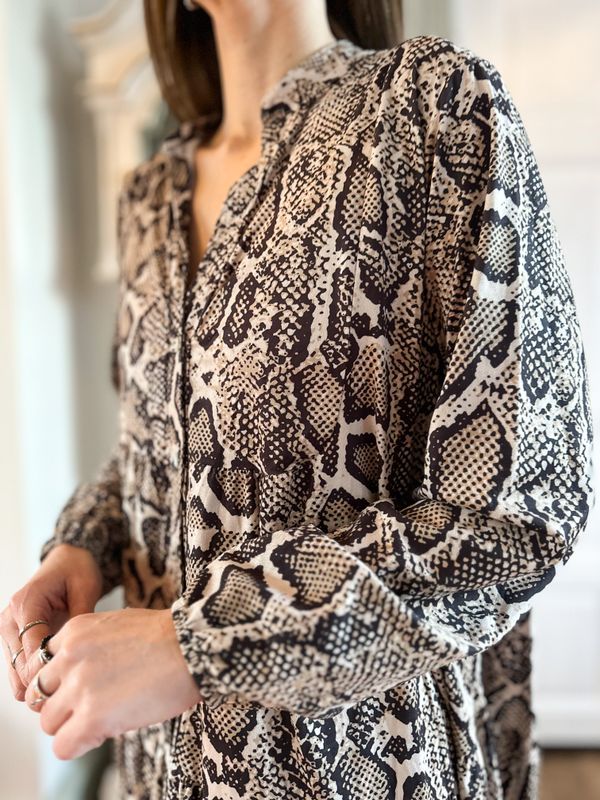 Snake Short Dress