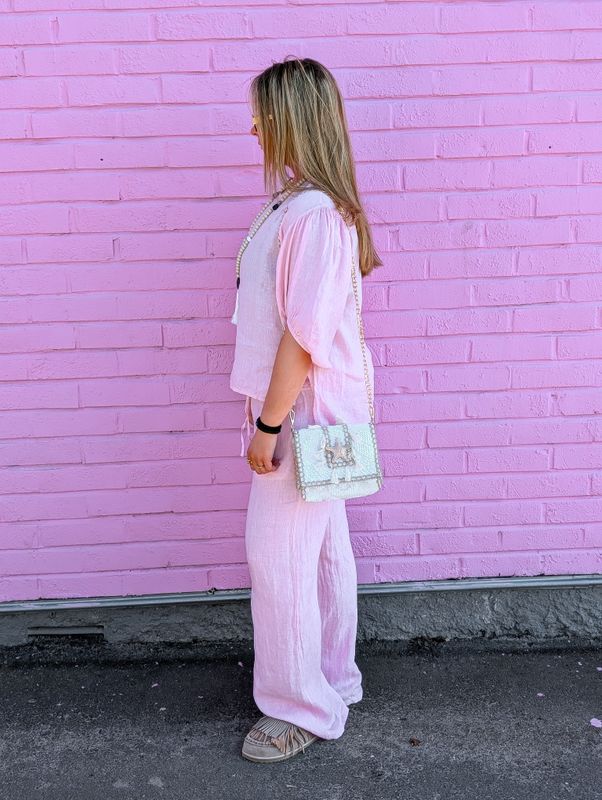 Mette Linen Blouse Love Forever