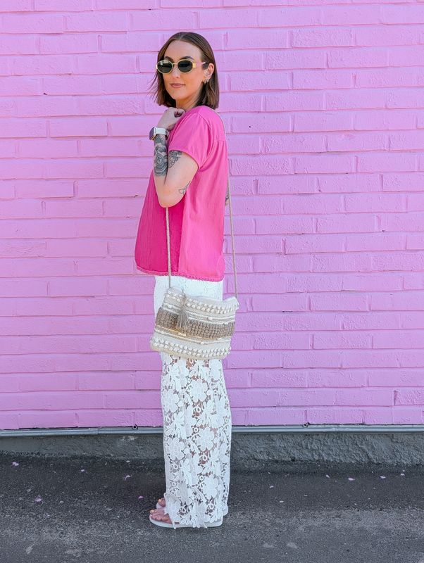 Linen T-Shirt Love Forever