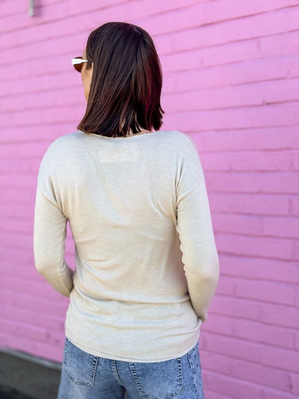 Champagne Soft Sweater