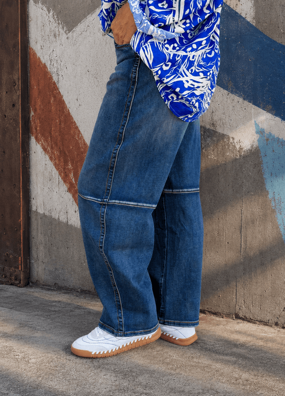 Denim Barrel Jeans Qnuz