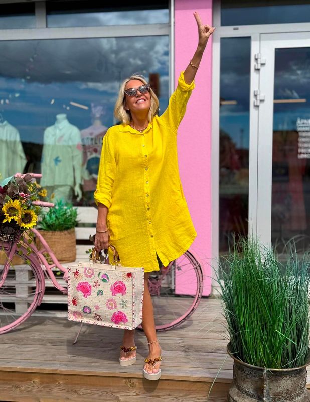 Alia Linen Dress
