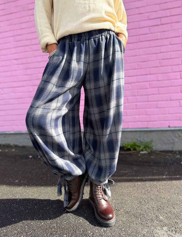 Check Balloon Pant