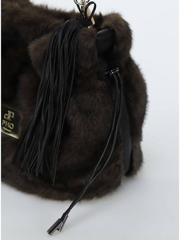 Fuzzy Hand Bag Pho Firenze