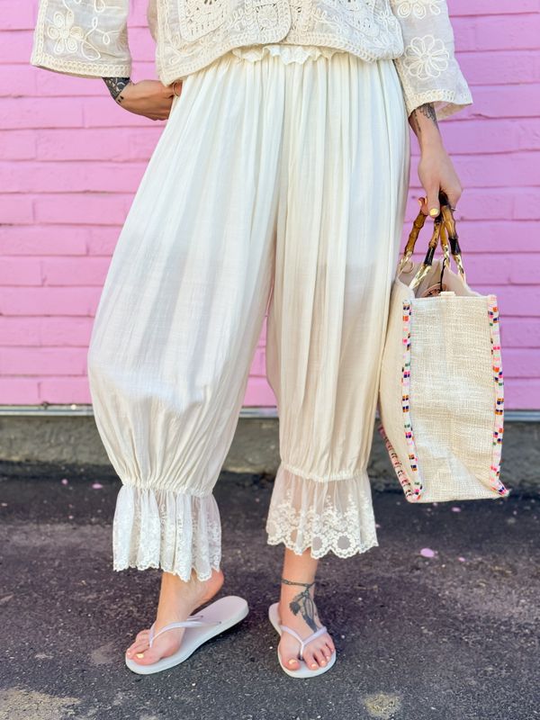 Boheme Lace Pants Qnuz