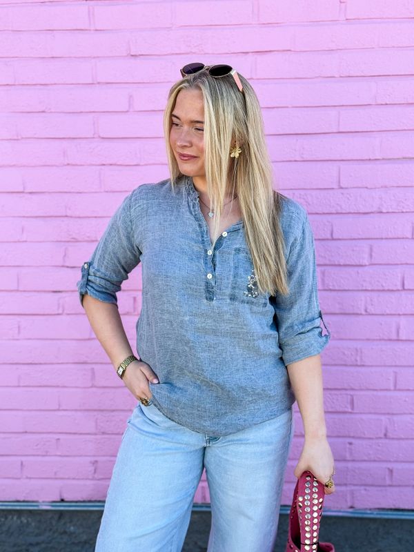 Mickey Sequin Blouse