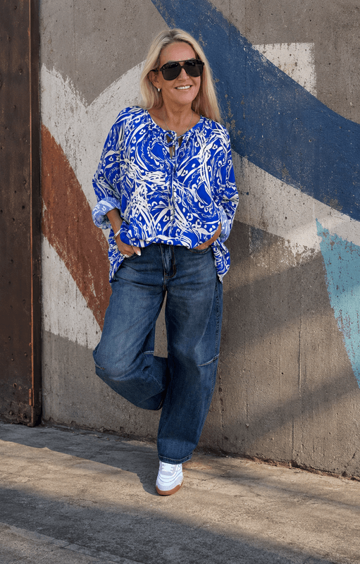 Denim Barrel Jeans Qnuz