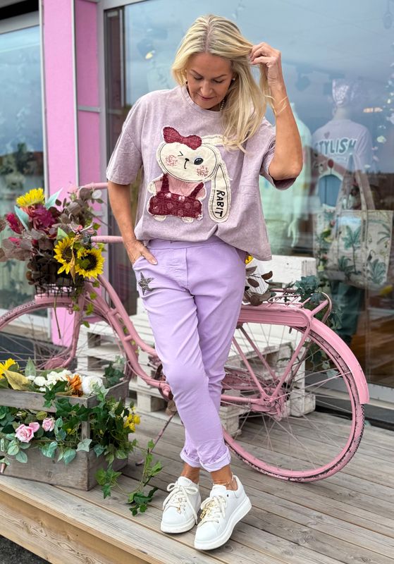 Lilac Star Stretchy Pant