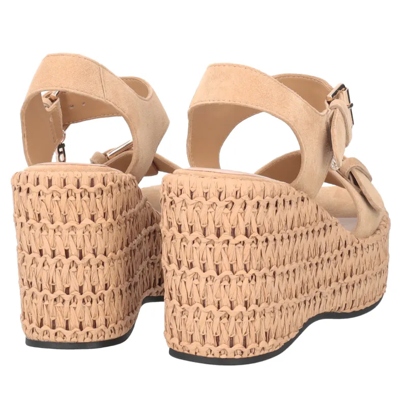 Tulum Wedge Beige Tosca Blu