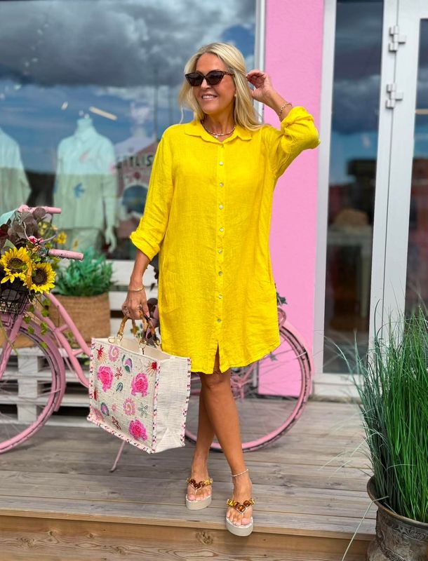 Alia Linen Dress