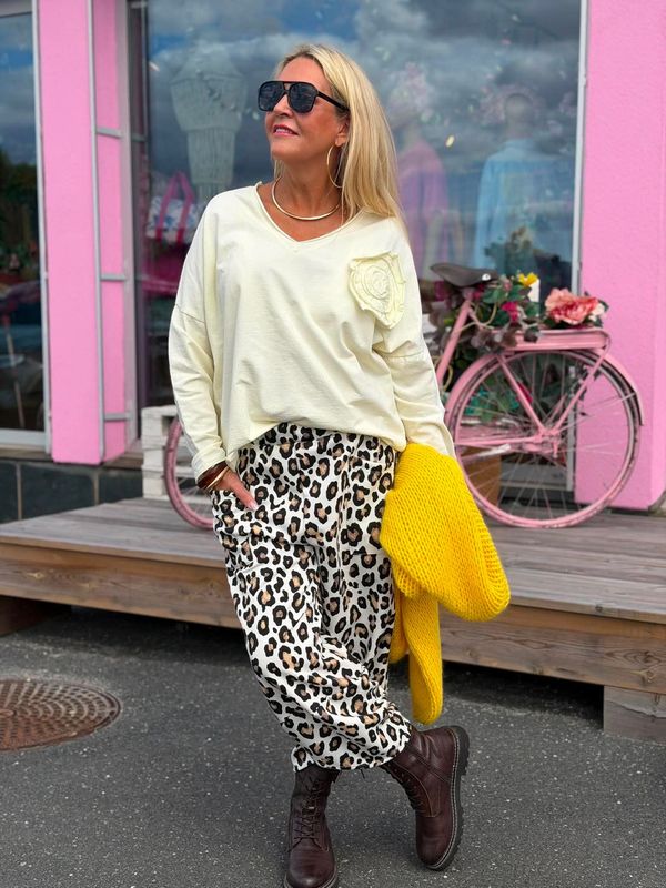 Flower Cotton Sweater