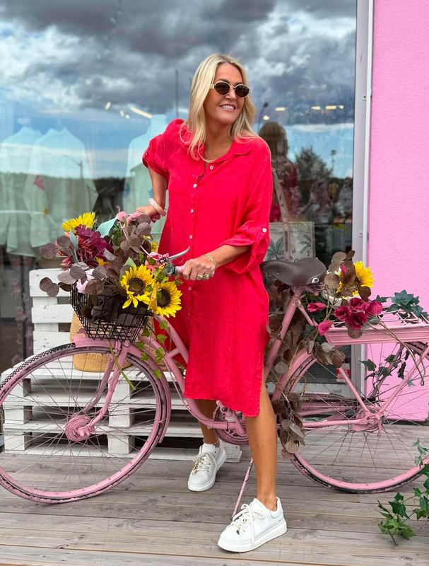 Alia Linen Dress