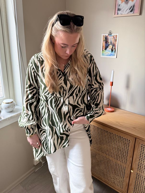 Zebra Long Shirt